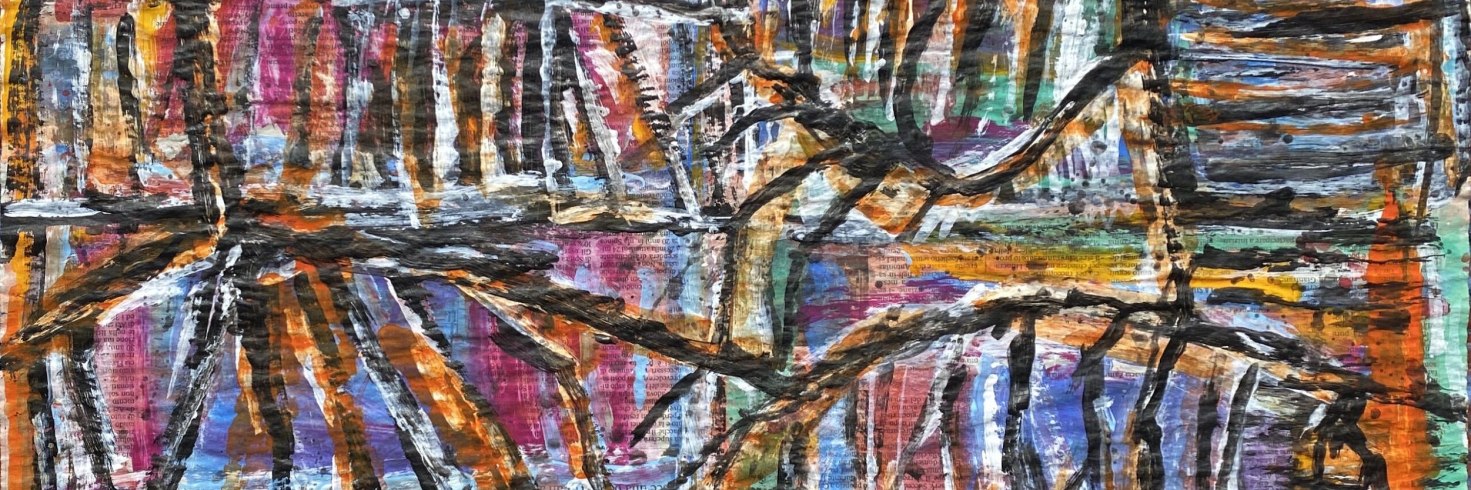 L’arbre dans la bibliothèque, 2023
59.1 x 42 cm