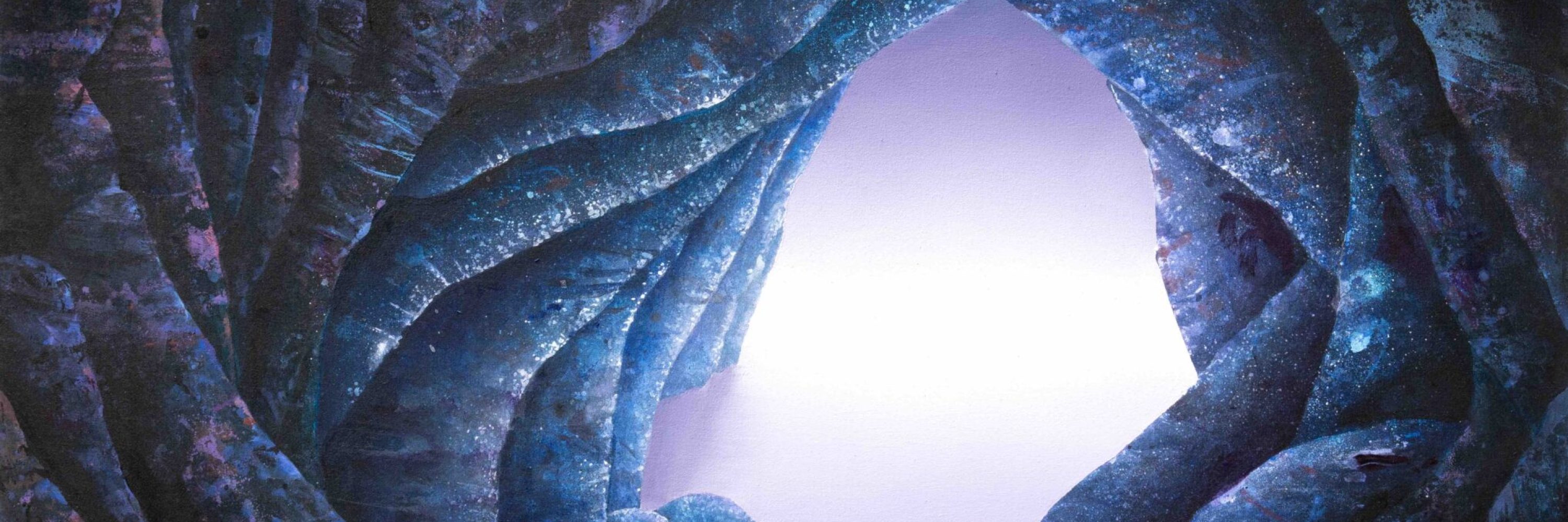 Enfold (fantastic voyage)_2025, 캔버스 위에 아크릴과 오일, 100x80 cm