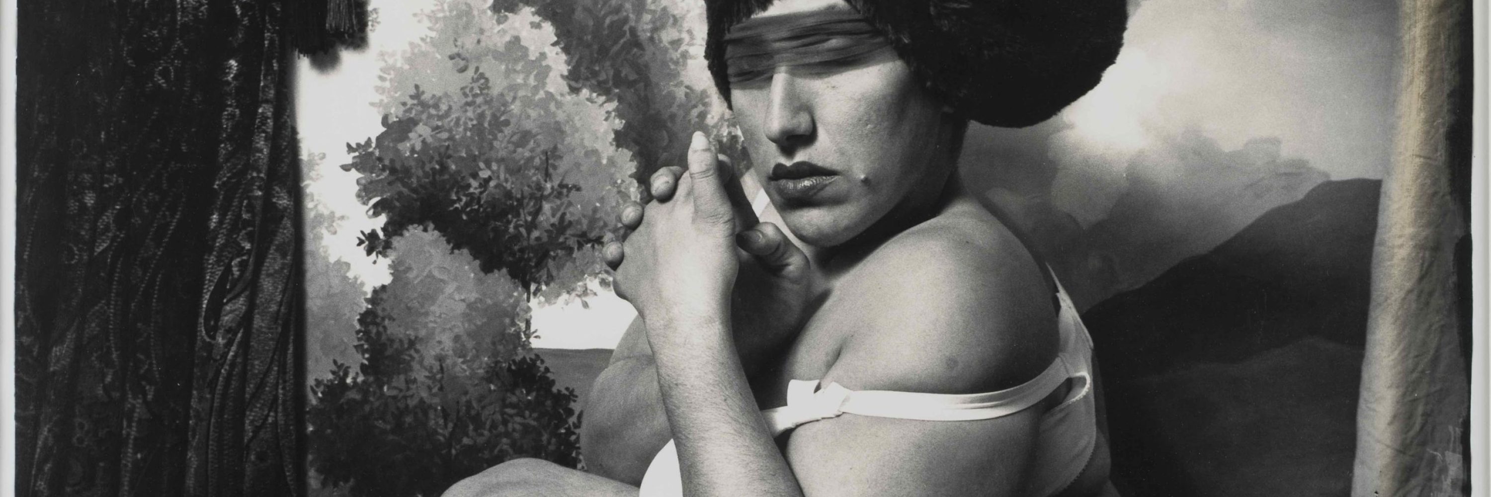 Woman in a blue hat, New York, 1985